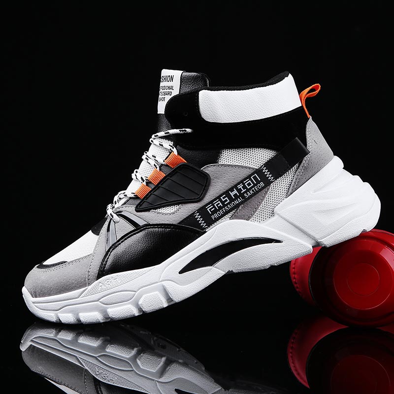 Off White Streetwear Brand - Hightop Summer Men's Sport Shoes Man