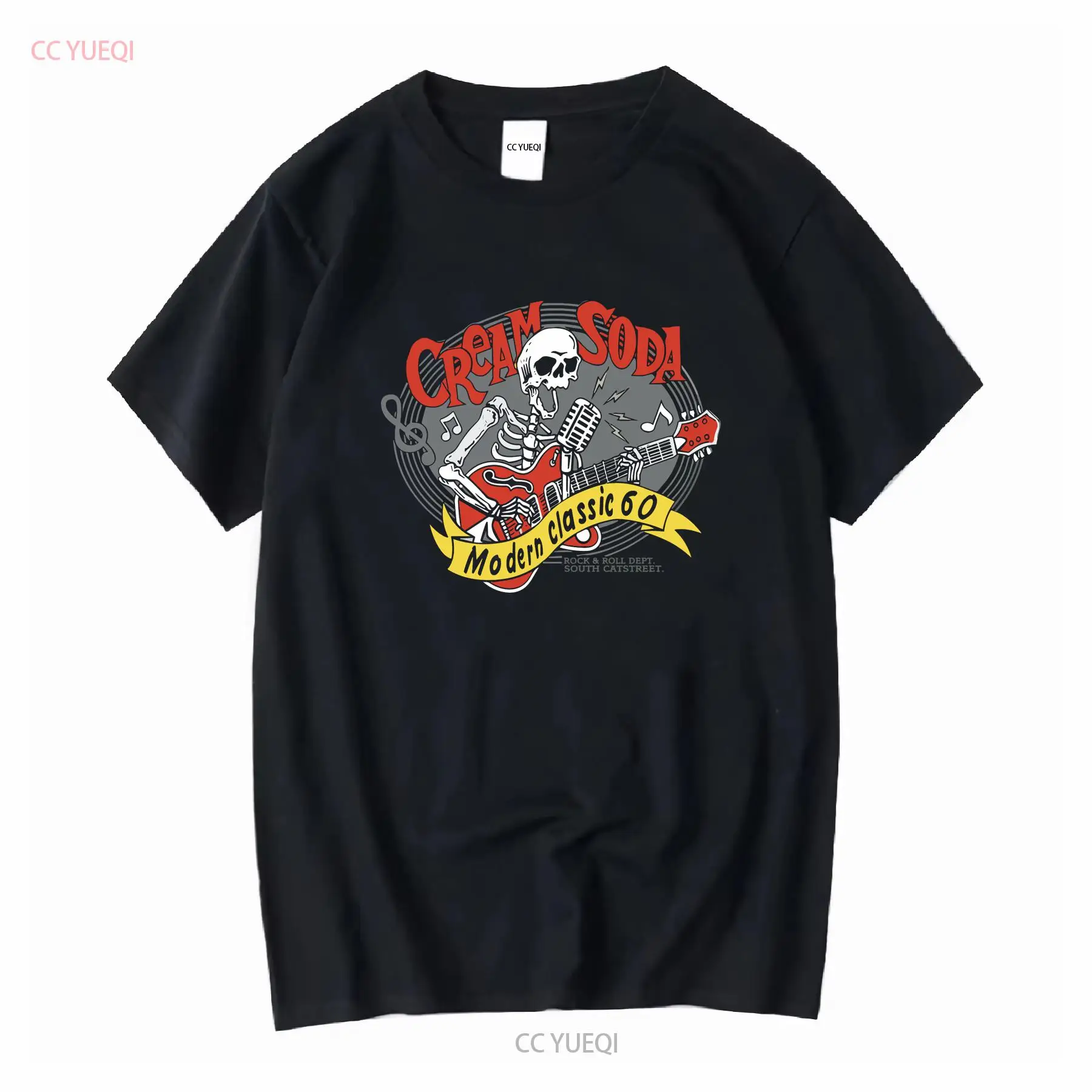 Streetwear Brand - Cream Soda Rock Roll T shirt