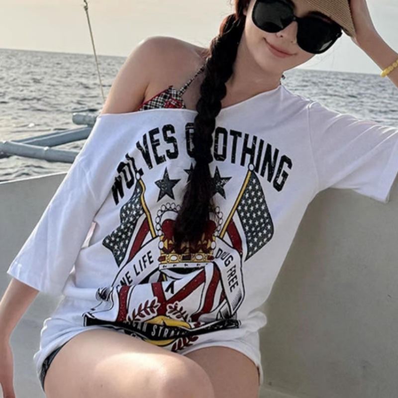 Korean Y2K Brand Retro Letter  - Off White Streetwear Brand avis et prix