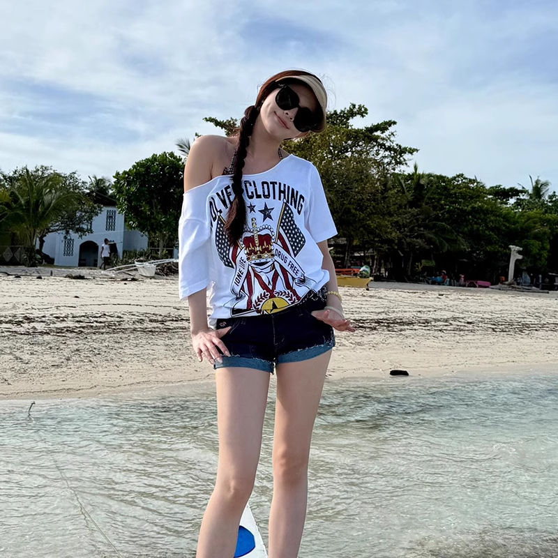 Korean Y2K Brand Retro Letter  - Off White Streetwear Brand avis et prix