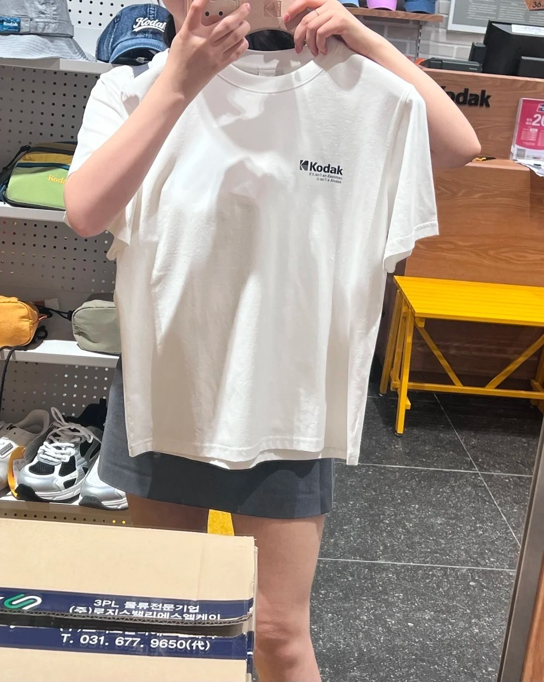 Kodak Unisex Oversized T-Shirt - Streetwear Brands Logo avis et prix