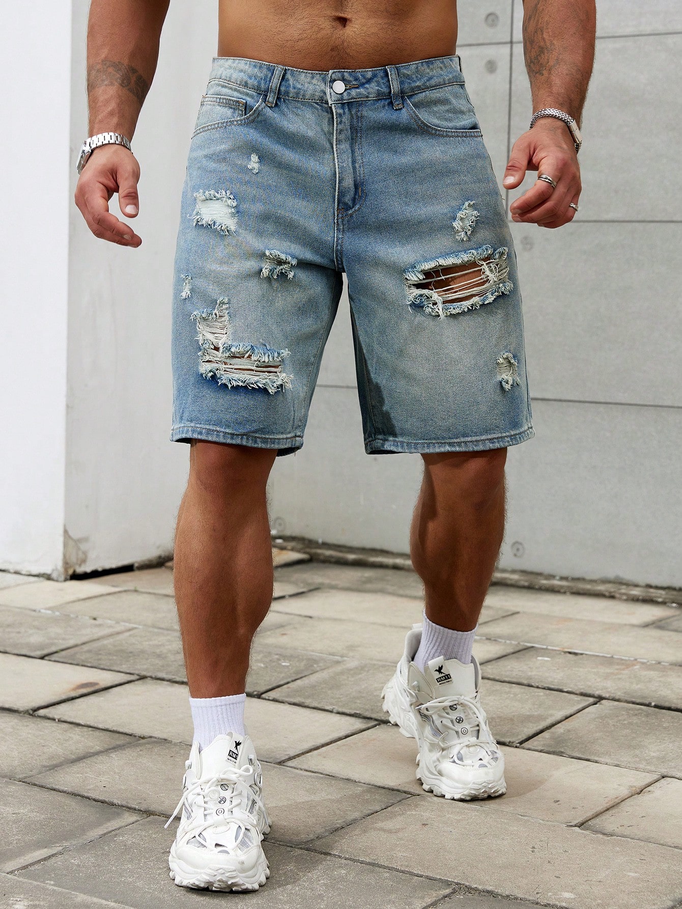 New Fashion Mens Ripped Short  - Streetwear Brand avis et prix