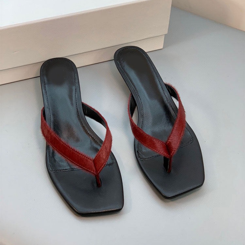 Luxury Brand Leather Heeled Fl - Streetwear Brand avis et prix